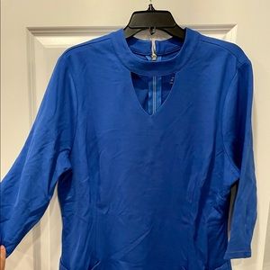 Jaanuu 1X zipper back scrub top *NEW* Mint color